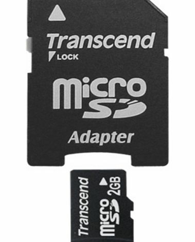 Transcend 2GB Micro SD Flash Memory Card For new