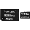 Transcend 2GB microSD Card   Compatible MS Pro Duo Adapter