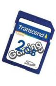 transcend 2GB SD Gaming Card