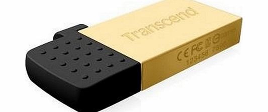 Transcend 32GB Jetflash 380G OTG USB2.0 Flash Drive - Gold