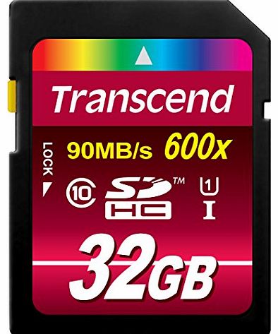 Transcend 32GB Ultimate SDHC Class 10 UHS-I 600x Memory Card