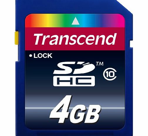 Transcend 4GB Premium SDHC Class 10 Memory Card