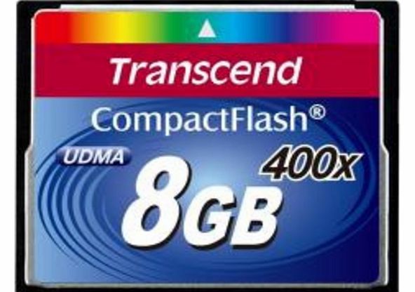 Transcend 8GB Premium 400x CompactFlash Memory Card
