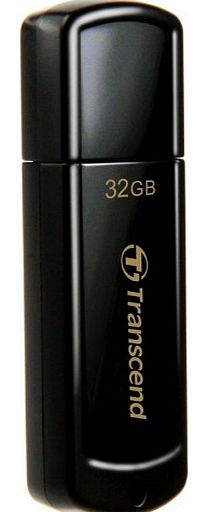 Transcend JetFlash 350 USB Flash Drive in black - 32 GB