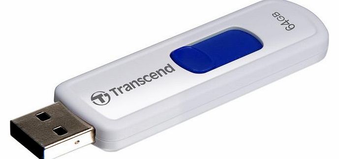 Transcend JetFlash 530 USB flash drive - 64 GB white/dark