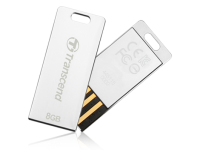 Transcend JetFlash T3S - USB flash drive - 8 GB - shiny
