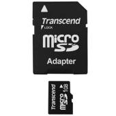transcend microSD 1GB With Full Size SD Adaptor