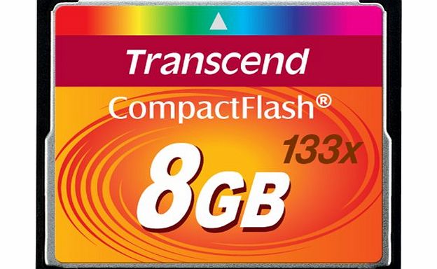 Transcend TS8GCF133 8GB CompactFlash Memory Card