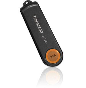 transcend USB 2.0 Flash / Key Drive - 2GB - With Fingerprint Recognition