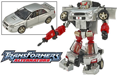 transformers Alternators - Subaru Impreza WRX Silver Streak