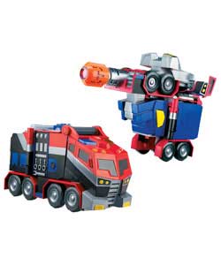 transformers Animated Converting Arm Blaster Optimus Prime