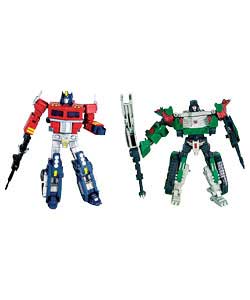 Transformers Optimus v Megatron Battle Pack