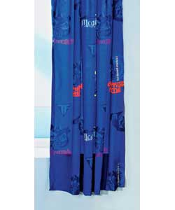 Transformers Pair of 66 x 54in Unlined Curtains - Navy