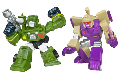 transformers Universe Robot Heroes - Autobot Hound Vs Blitzwing