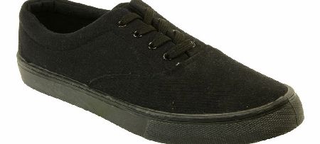 TRANSIT Falcon Black Canvas Pump
