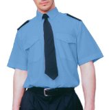 TRC Nutritional Laboratories Premier Easycare Short Sleeve Pilot Shirt, Light Blue, 18.0