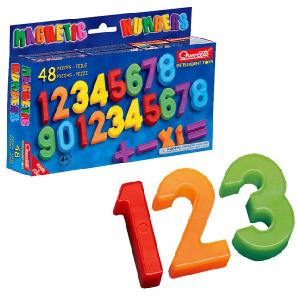 Treasure Trove Quercetti 48 Magnetic Numbers and Symbols