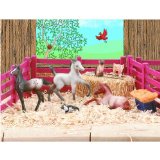 Treasure Trove Stablemates Kittens and Foals Play Set