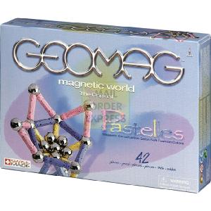 Treasure Trove Toys Geomag 42 Piece Colour Pastelles