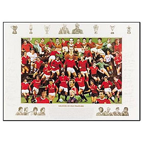 treatme.net Legends Of Old Trafford - Fully Signed Print