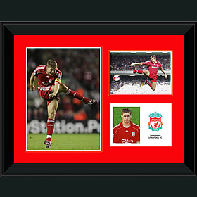 treatme.net Steven Gerrard Framed Player Profile