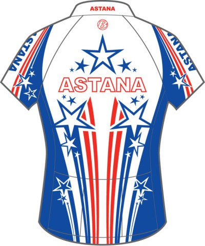 Astana Us National Champion Short Sleeve Jersey - Menand#39;s 2008