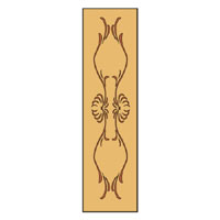 Trend Royal Panel Template (Routercarver / Router Carver Templates)