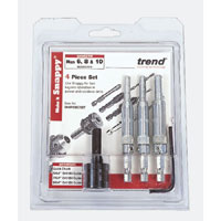 Trend Snappy Drill Bit Guide 4Pc Set (Snappy / Snappy Sets)