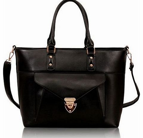 TrendStar Womens Stylish Trendy Designer Celebrity Style Front Envelope Tote Bags