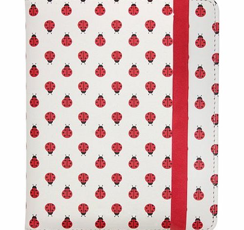 Trendz Folio Case with Closing Strap for Amazon Kindle 4 - Ladybirds