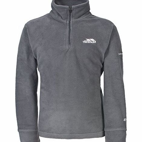 Trespass Boys Masonville Microfleece - Flint, Size 9/10