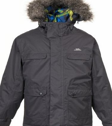 Trespass Boys Ralston Ski Jacket - Flint, 9-10 Years