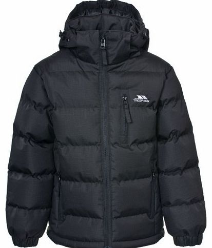 Trespass Boys Tuff Jacket - Black, Size 9/10