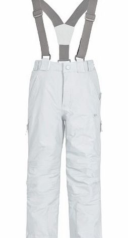 Trespass Kids Nando Ski Pants - White, 5-6 Years