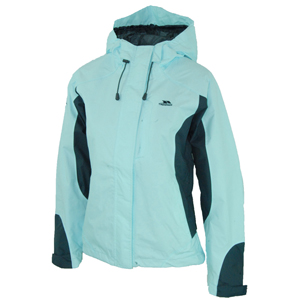 Ladies Trespass Forwards Rain Jacket. Water
