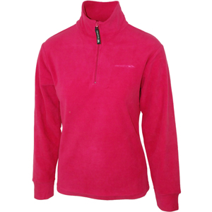 Trespass Ladies Ladies Trespass Pera 1/4 Zip Microfleece. Sangria