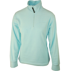 Trespass Ladies Ladies Trespass Pera 1/4 Zip Microfleece. Water