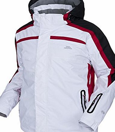 Trespass Mens Coalmont Ski Jacket - White, Large