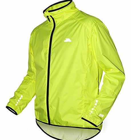Trespass Mens Grafton Cycle Jacket - Hi Visibility Yellow XX-Large