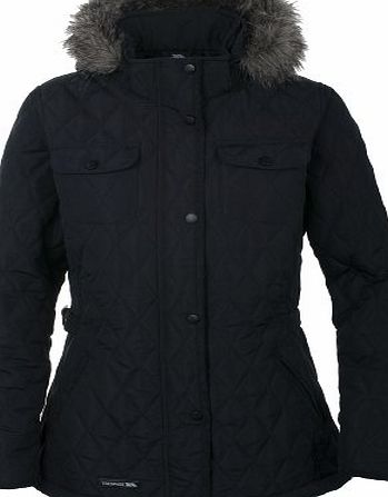 Trespass Womens TRUDEY Jacket - Black, X-Large