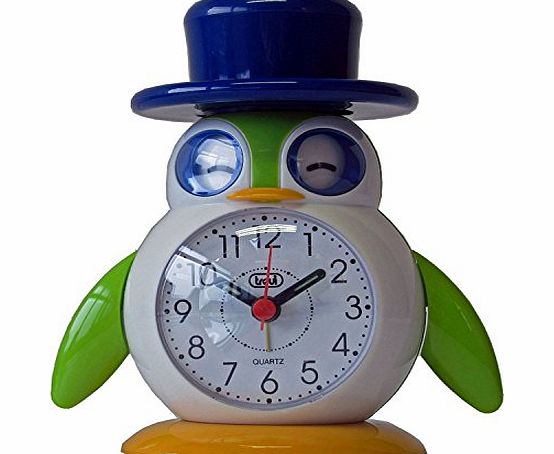Trevi Lilla And Lallo Brightly Coloured Bird Design Childs Bedside Alarm Clock, Lallo Blue / Green