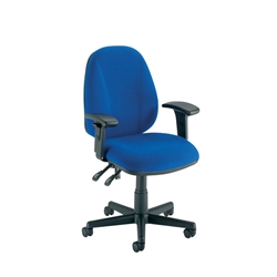 Blue Intro Operators Chair High Back
