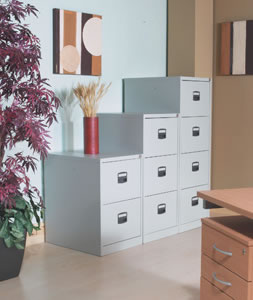 Trexus Filing Cabinet Steel Lockable 4-Drawer