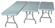 Trexus Folding Table Rectangular Capacity 500kg W1524xD762xH743mm Grey