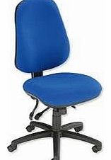 Trexus Heavy Duty Marlborough 24/7 Operator Chair Seat W500xD490xH460-580mm with Seat Slide Blue