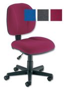 Trexus Intro Operators Chair Fixed Medium Back H410mm Seat W585xD515xH490-610mm Burgundy