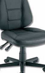 Trexus Intro Operators Chair PCB High Back H490mm Seat W585xD515xH440-560mm Leather