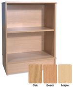 Modular Storage Double Shelf Unit Large with Shelf W750xD400xH805mm Oak