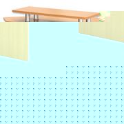 Reception Corner Linking Unit W800xD800xH835mm Beech