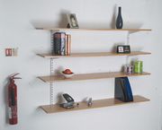 Trexus Top Shelf Shelving Unit System 4 Shelves Wall-mounted W1500xD270xH1048mm Oak